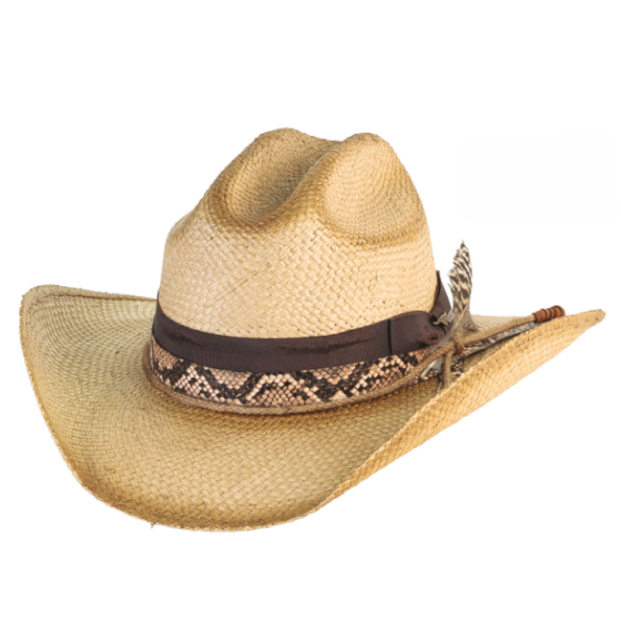 Cowboy Hat Touch The Ground Natural - Bullhide