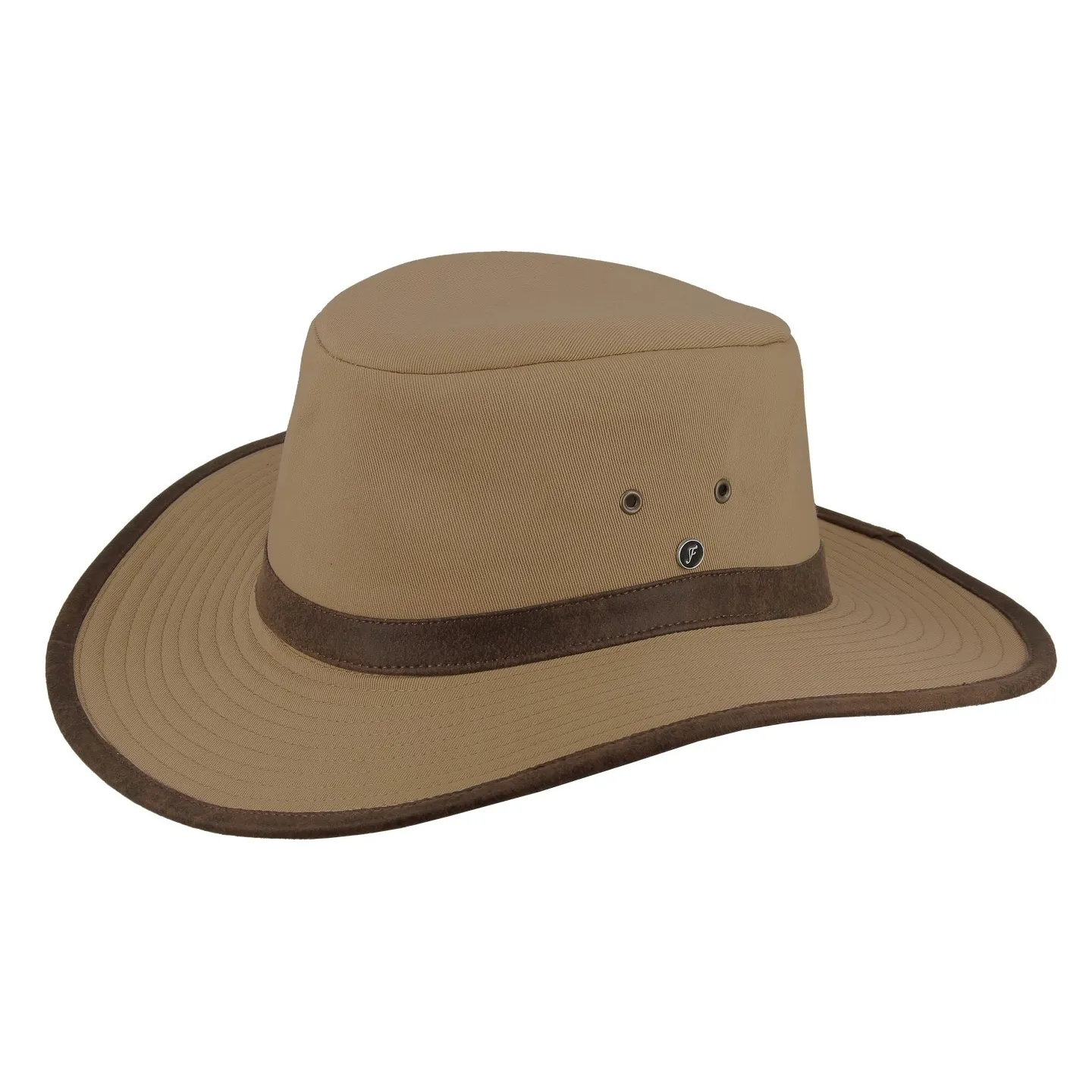 Camel Organic Cotton Traveller Hat - Fléchet |ref 23258 - Chapellerie Traclet