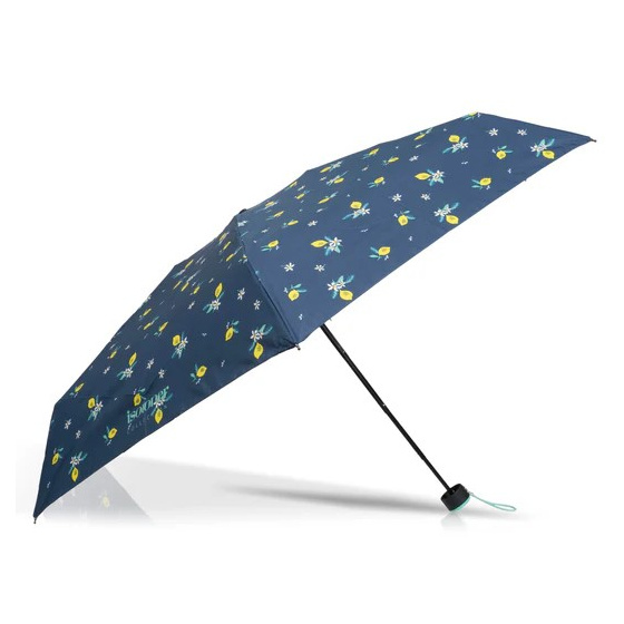 Mini Ultra Slim Lemon Yellow Umbrella - Isotoner
