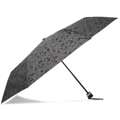 3-Section Meteorite Polka Dot Umbrella with Manual Opening - Isotoner ref 20741 traclet hat shop