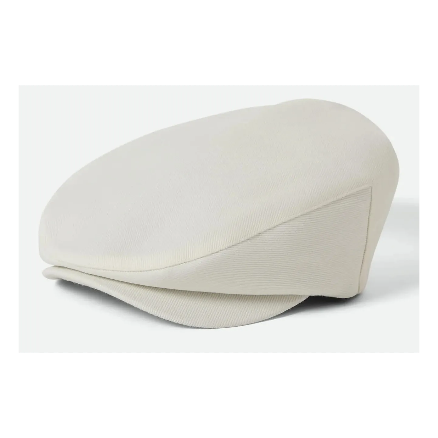 White Cotton Barrel Flat Cap - Brixton Reference: 23315| Chapellerie Traclet