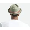 Pork Pie Stout Olive Hat - Brixton Reference : 23317| Chapellerie Traclet