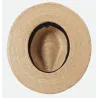Chapeau Fedora Blake Sun Paille UPF 40+ - Brixton  Reference : 23319| Chapellerie Traclet