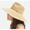Wide Brim Hat Helena Natural Straw - Brixton Reference : 23320| Chapellerie Traclet