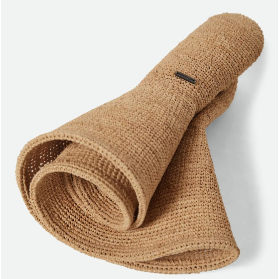 Capeline Larges Bords Helena Paille Naturelle - Brixton