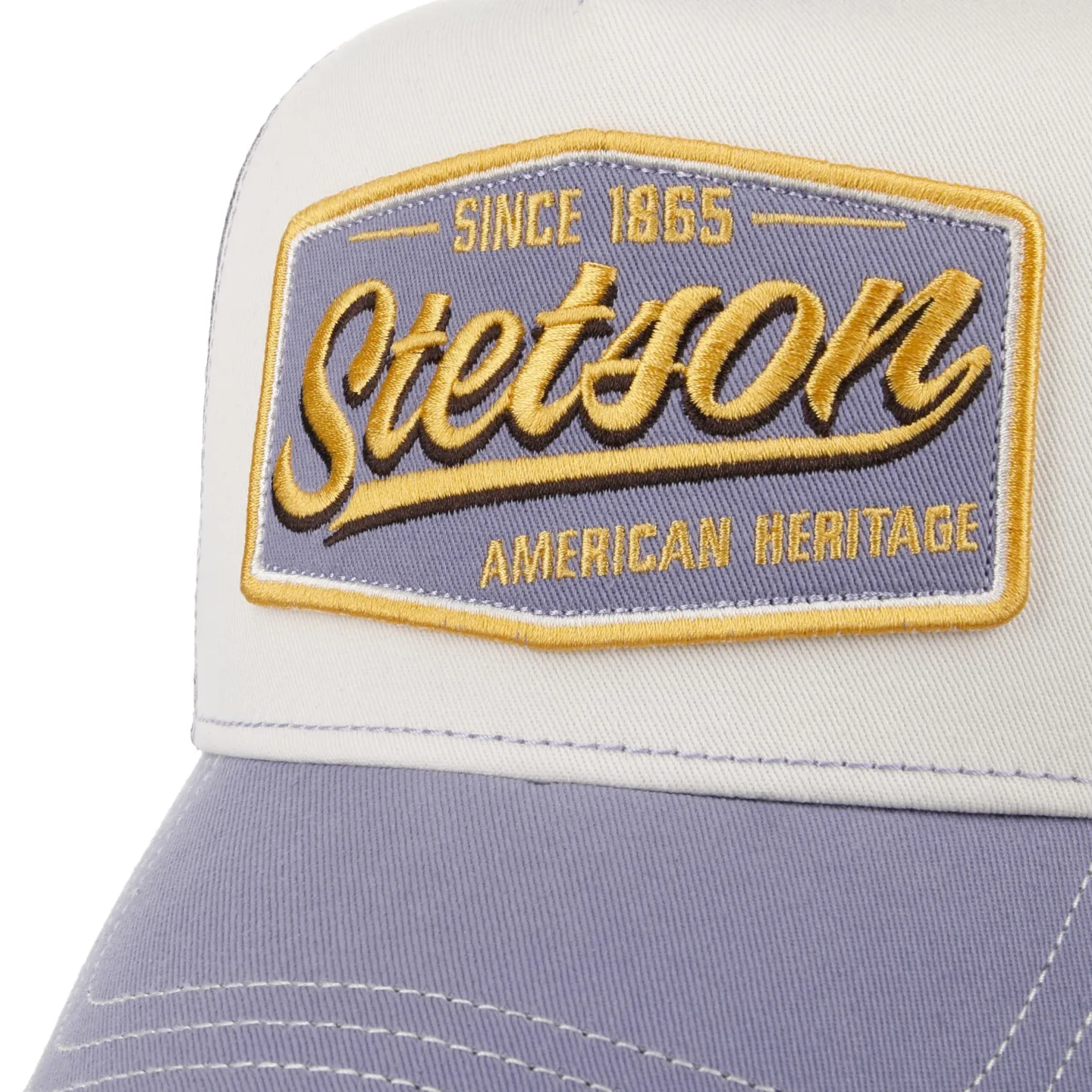 Casquette Baseball Trucker Last Drop Violette - Stetson | Chapellerie Traclet