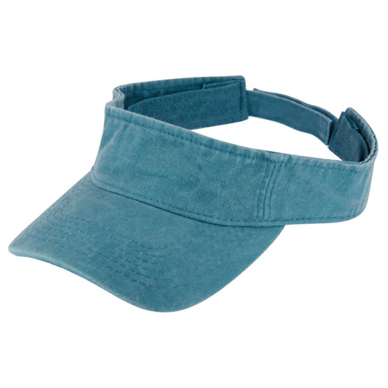 Casquette visière Calvia Coton Turquoise - Traclet