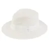 Matanzas Paper Straw White Fedora Hat - Traclet Reference : 23340 | Chapellerie Traclet
