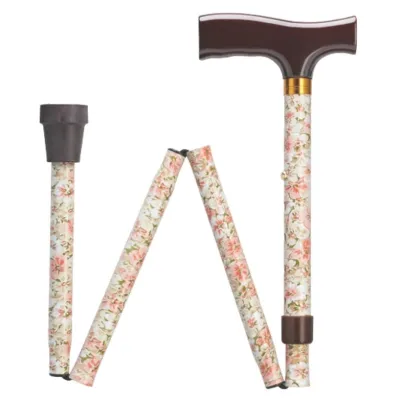 Canne Pliante Motifs Floral - Traclet