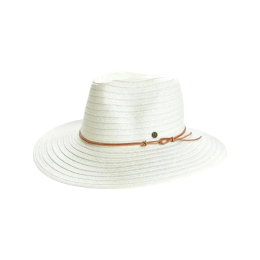 Cabana Fedora Sun Hat Ivory UPF 50+ - House Of Ord
