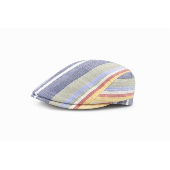 Flat Multicolor Linen Cap UPF 40+ - City Sport