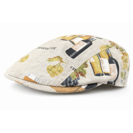 Casquette Plate Motif Vin Coton UPF 40+ - City Sport