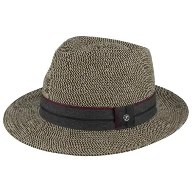 Fedora Hat Les Chaumes Paper Straw - Flechet Reference: 23449| Chapellerie Traclet