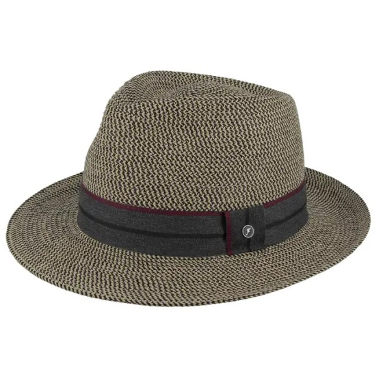 Chapeau Fedora Les chaumes Papier Paille - Flechet