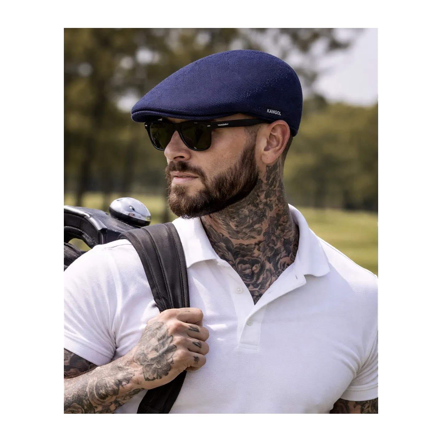 Kangol Bomboo 507 Navy Cap Reference: 19837| Traclet Hat Shop