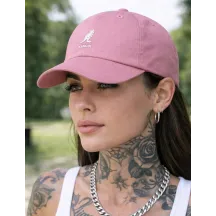 Washed Baseball Cap Cotton Pink - Kangol Reference: 17732| Traclet Hat Shop