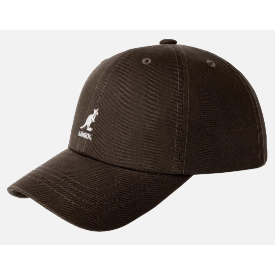 Washed Baseball Cotton Cap Brown - Kangol