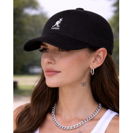 Baseball Cap Bamboo Adj Spacecap Black - Kangol