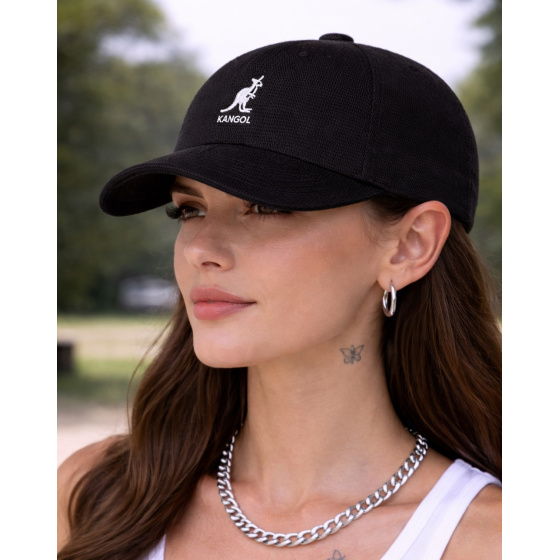 Casquette Baseball Bamboo Adj Spacecap Noire - Kangol