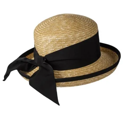 Yanna Natural Straw Breton Hat - Traclet ref 23495 chapellerie traclet