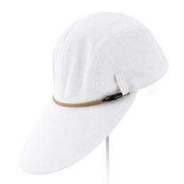 Large Peak Cap Marlin White Made In France - Crambes
