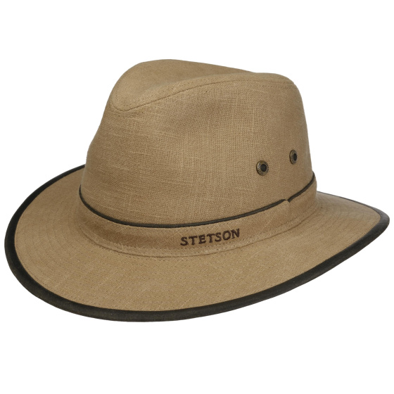 Traveller Hat Maryland Linen Sand UPF 40+ - Stetson