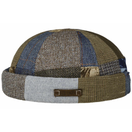 Bonnet Docker Omaha Lin & Soie  Patchwork - Stetson