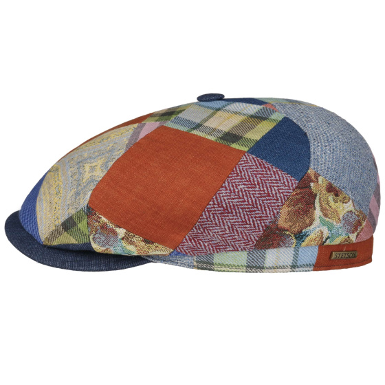 Driver Cap Patchwork Linen & Silk - Stetson