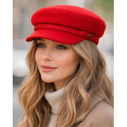 Casquette Marin Fiddler Rose Hermès - Brixton