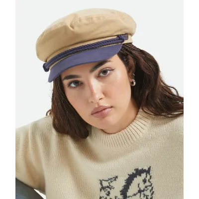 Fiddler Sand & Blue Sailor Cap - Brixton Reference: 23515| Chapellerie Traclet