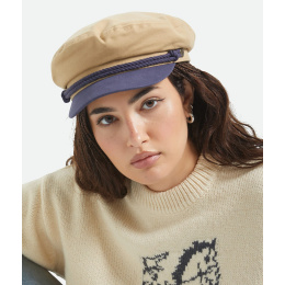 Fiddler Sand & Blue Sailor Cap - Brixton