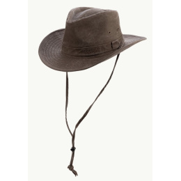 Chapeau Safari Jackson Coton Marron UPF 50+ - Scippis - Traclet