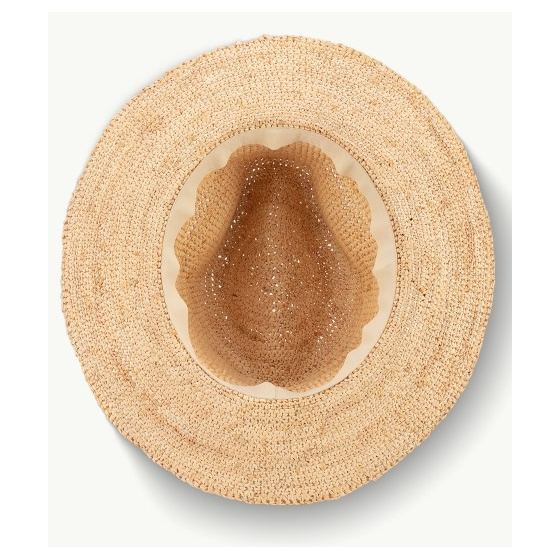 Chapeau Fedora Torbay Raphia - Traclet - Scippis