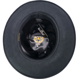 Chapeau Melon Haut Feutre Laine Noir - Traclet