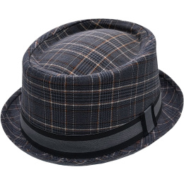 Andrea Grey Porkpie Hat - Traclet