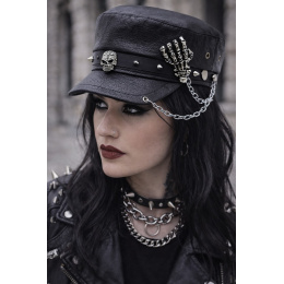 Black Punk Sailor Cap - Traclet