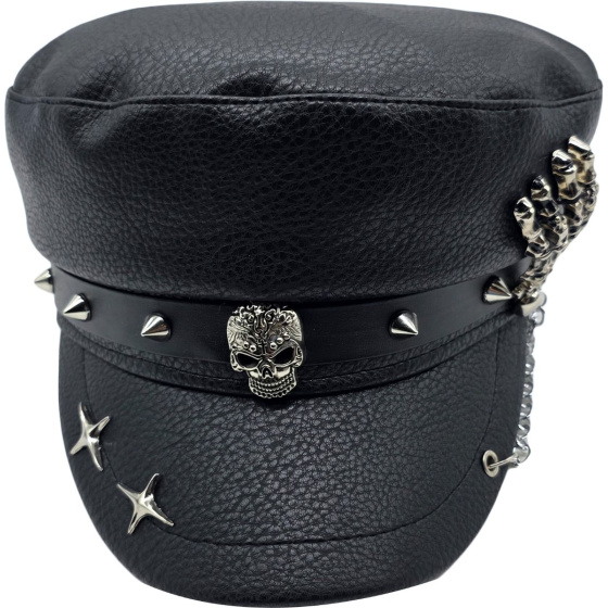 Black Punk Sailor Cap - Traclet