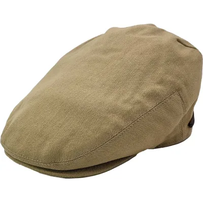 Casquette Plate Luca Coton Beige - Traclet Reference : 23520| Chapellerie Traclet