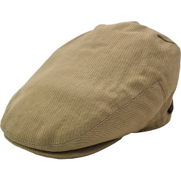 Casquette Plate Luca Coton Beige - Traclet