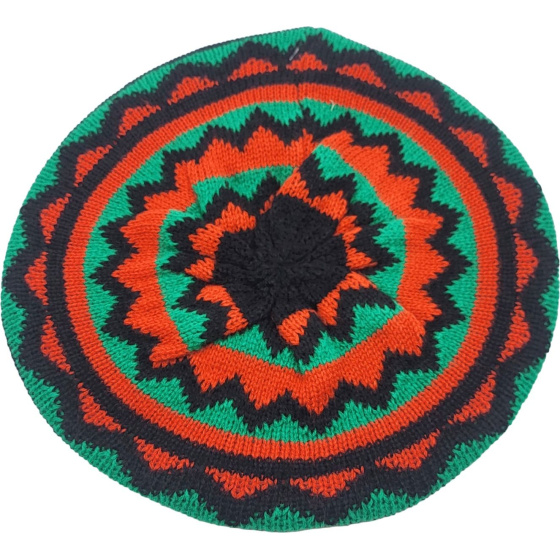 The Rasta Knitted Beret - Traclet
