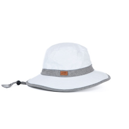 Chapeau Bob Naturel Audenge Blanc & Gris Souris - Soway