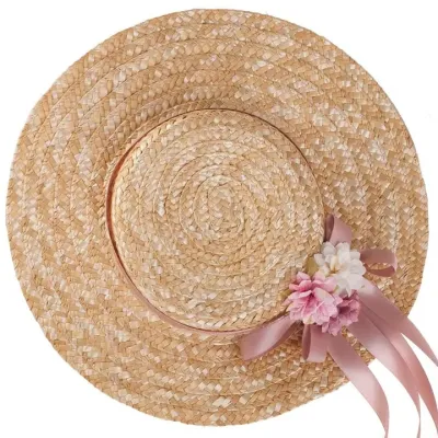 Small Provençal Hat Daniela Natural Straw - Traclet Reference: 23528| Chapellerie Traclet
