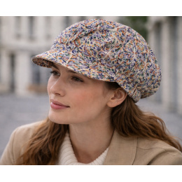 Casquette Gavroche Elorine Poudre & Papillon Réversible - Traclet