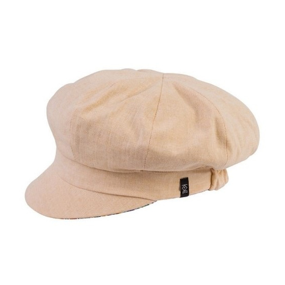 Casquette Gavroche Elorine Jaune & Papillon Réversible - Traclet