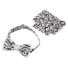 Two-Tone Black & White Bow Tie - MTM | Chapellerie Traclet