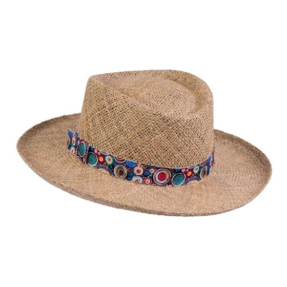 copy of Chapeau Traveller en Paille Ruban Fleuri - MTM