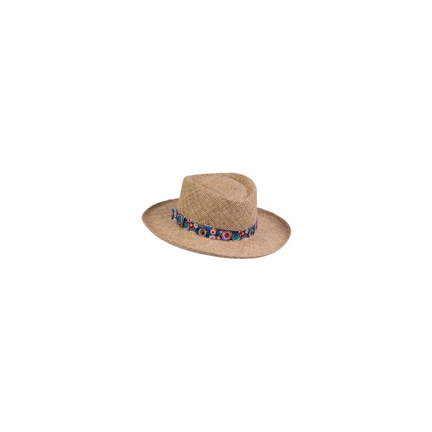 Upturn Brim Straw Hat with Floral Ribbon - MTM | Chapellerie Traclet