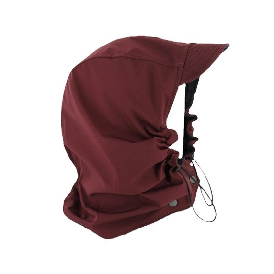 Reversible Rain Rainhood Hood Cabernet & Navy - Traclet