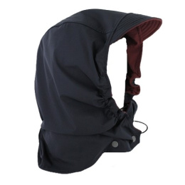 Reversible Rain Rainhood Hood Cabernet & Navy - Traclet
