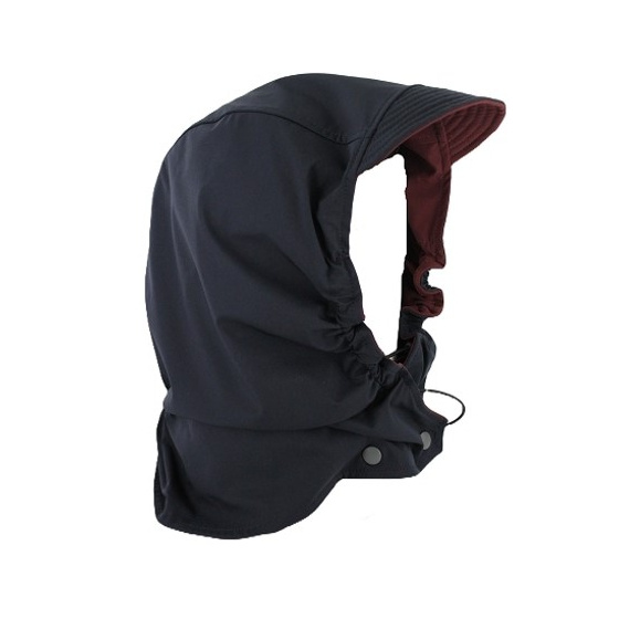 Reversible Rain Rainhood Hood Cabernet & Navy - Traclet